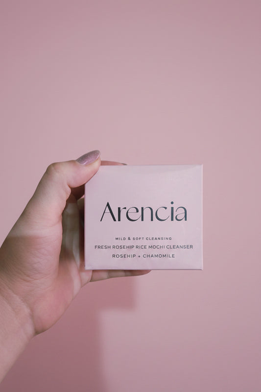 Arencia cleanser fresh rosehip rice mochi